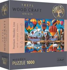 Trefl Wood Craft Origin Puzzle Barvni baloni 1000 kosov
