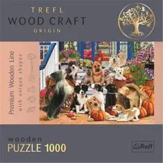 Trefl Wood Craft Origin Puzzle Pes prijateljstvo 1000 kosov
