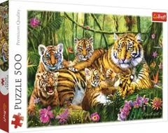 Trefl Tiger Family Puzzle / 500 kosov