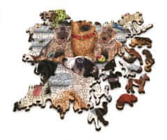 Trefl Wood Craft Origin Puzzle Pes prijateljstvo 1000 kosov