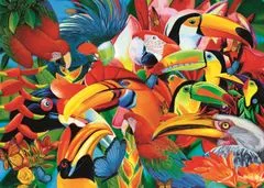 Trefl Puzzle Barvne ptice 500 kosov