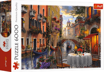 Trefl Puzzle Romantična večerja 6000 kosov