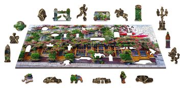 Wooden city Lesena sestavljanka London pub 2v1, 300 kosov ECO
