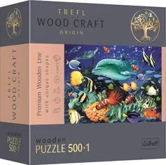 Trefl Wood Craft Origin Puzzle Življenje v morju 501 kosov