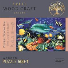 Trefl Wood Craft Origin Puzzle Življenje v morju 501 kosov