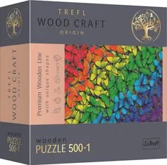 Trefl Wood Craft Origin Puzzle Mavrični metulji 501 kosov