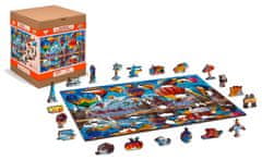 Wooden city Lesena sestavljanka Quiet Travel 2v1, 300 kosov ECO