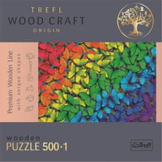 Trefl Wood Craft Origin Puzzle Mavrični metulji 501 kosov