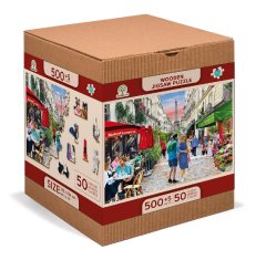 Wooden city Lesena mestna sestavljanka Pariz 505 kosov