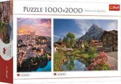 Trefl Puzzle Toledo 1000 kosov + Poletje v Alpah 2000 kosov