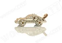 Wooden city 3D puzzle mini set Widgets: športni avtomobili 42 kosov