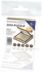 Wooden city Leseno mesto Puzzle 3D mini živalski vrt