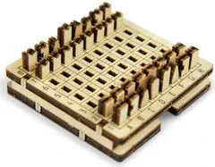 Wooden city Lesena mestna igra 3D mini šah
