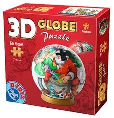 D-Toys 3D sestavljanka Globus Radi imamo Božička 60 kosov