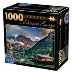 D-Toys Puzzle Jezero Braies, Južna Tirolska 1000 kosov
