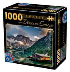 D-Toys Puzzle Jezero Braies, Južna Tirolska 1000 kosov