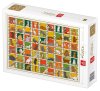 DEICO Puzzle vzorec: mačke 1000 kosov