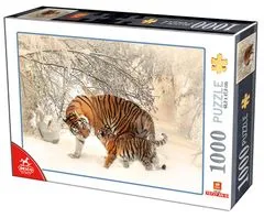D-Toys DEICO Puzzle Tiger z mladičem 1000 kosov