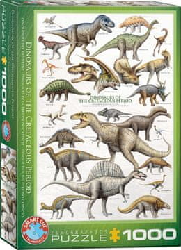 EuroGraphics Puzzle Svet dinozavrov: kreda 1000 kosov