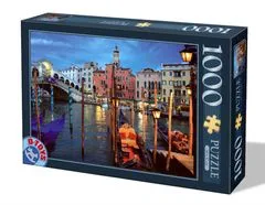 D-Toys Puzzle Nočne Benetke, Italija 1000 kosov