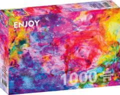 ENJOY Puzzle Barvita abstraktna oljna slika 1000 kosov