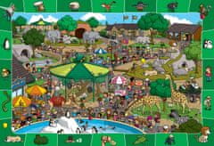 EuroGraphics Spot & Find puzzle Dan v živalskem vrtu 100 kosov