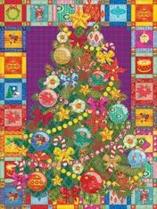 Cobble Hill Božično drevo, sestavljanka XL 275 kosov