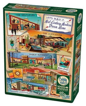 Cobble Hill Puzzle Srednje stoletje, moderna sanjska hiša 1000 kosov