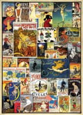 EuroGraphics Vintage kolesarski plakati Puzzle 1000 kosov