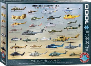 EuroGraphics Vojaški helikopter Puzzle 1000 kosov