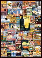 EuroGraphics Potovalni plakati Puzzle 1000 kosov