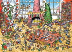Cobble Hill Puzzle DoodleTown: delovni škrati 1000 kosov