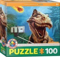 EuroGraphics Dino selfie puzzle 100 kosov