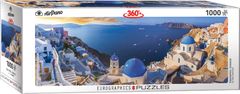 EuroGraphics Panoramska sestavljanka Santorini, Grčija 1000 kosov
