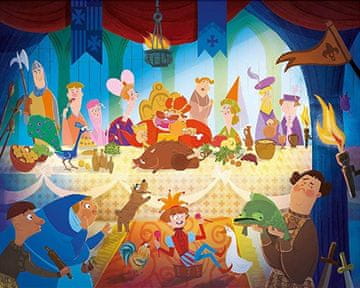 Clementoni Uganka Nekoč: Kraljeva pojedina 30 kosov