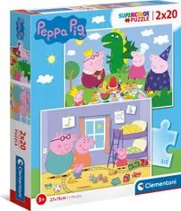 Clementoni Peppa Pig Puzzle 2x20 kosov