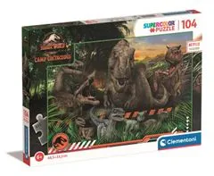 Clementoni Sestavljanka Jurassic World Chalk Camp: Dinosaurs 104 kosov