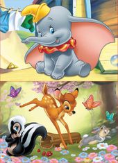 Educa Lesena sestavljanka Dumbo in Bambi 2x16 kosov