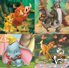 Educa Disneyjeve pravljice Puzzle 4v1 (12,16,20,25 kosov)