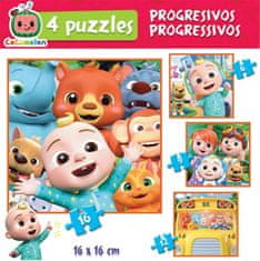 CoComelon EDUCA Puzzle 4v1 (6,9,12,16 kosov)