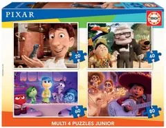 Educa Puzzle Pixar - Pravljice 4v1 (20,40,60,80 kosov)