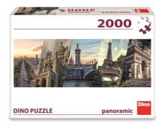 Dino Sestavljanka Paris Collage Panoramic 2000 kosov