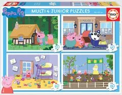 Educa Peppa Pig Puzzle 4v1 (20,40,60,80 kosov)