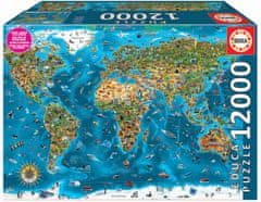 Educa Puzzle Čudeži sveta 12000 kosov