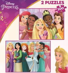 Educa Puzzle Disneyjeve princese 2x100 kosov
