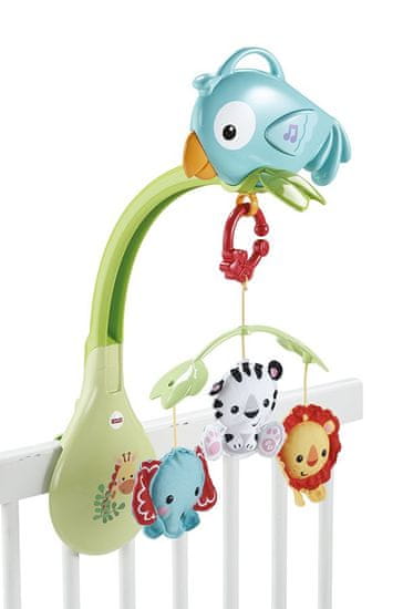 Mattel Fisher Price Rainforest 3 v 1 vrtiljak CHR11 mimovrste