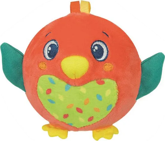 Clementoni BABY Ptica z žogo in ropotuljico
