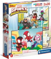 Clementoni Puzzle Spidey in njegovi neverjetni prijatelji 2x20 kosov