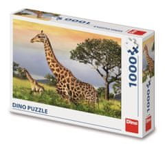 Dino Družina žiraf 1000 Puzzle