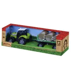 Rappa Traktor z zvokom in svetlobo s traktorjem in balami slame